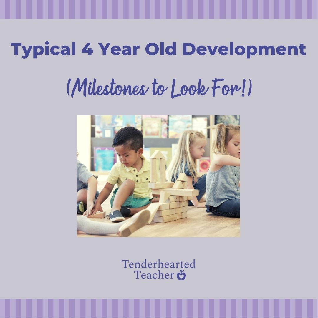 Typical 4 Year Old Development Milestones to Look For