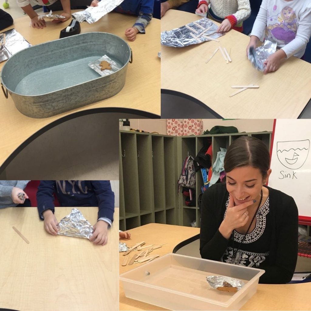 sink and float experiment preschool