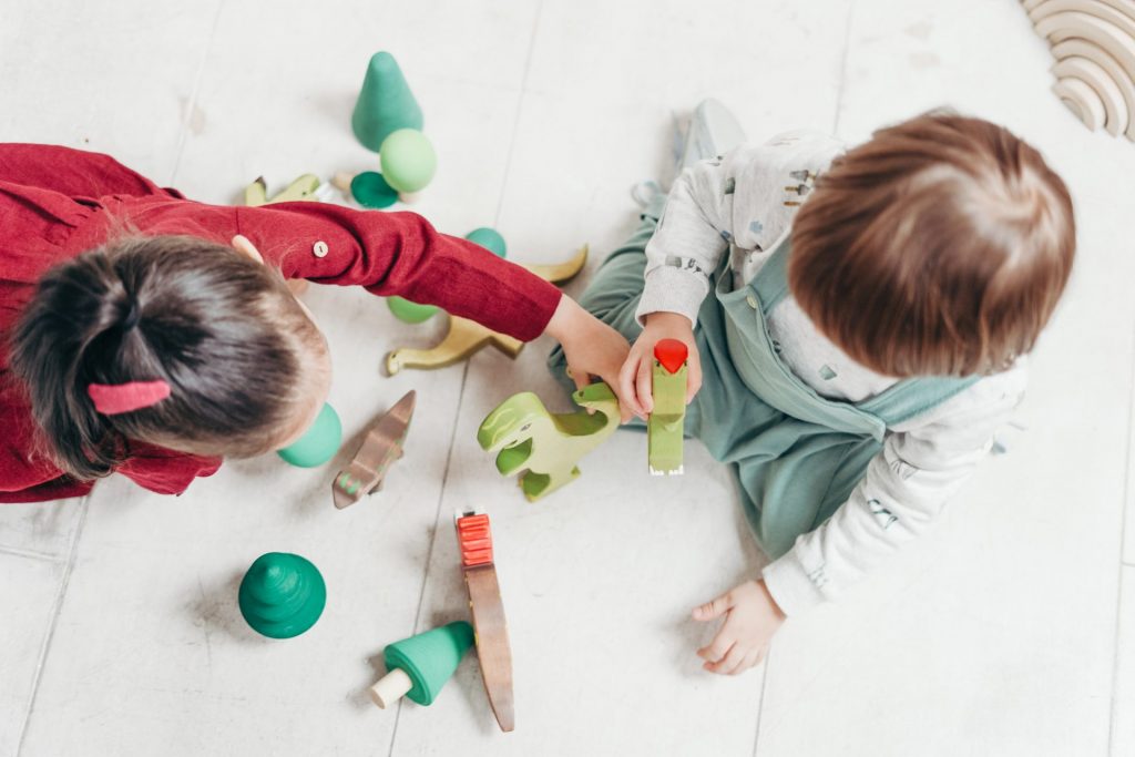 Toys that promote social and fashion emotional development