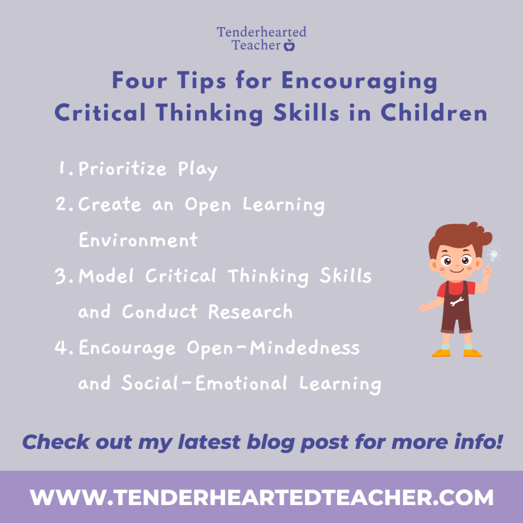 critical thinking for children